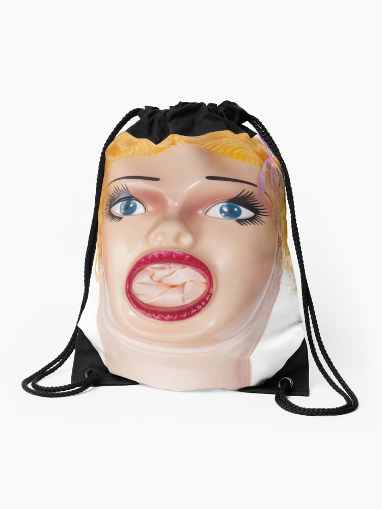 Blow Up Doll Face Adult Blowup Sticker for Sale by DroomClothingCo