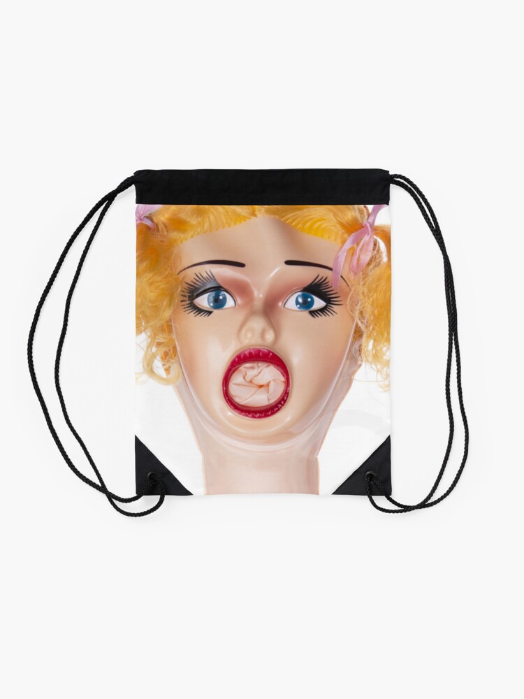 Blow Up Doll Face Adult Blowup Sticker for Sale by DroomClothingCo