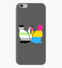 Agender Pansexual Pride Cats iPhone Case