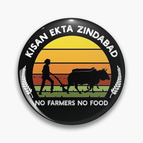 Item preview, kisan ekta zindabad - no farmers no food designed and sold by dimitriblur.