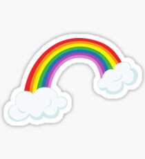 Rainbow Cloud Stickers | Redbubble