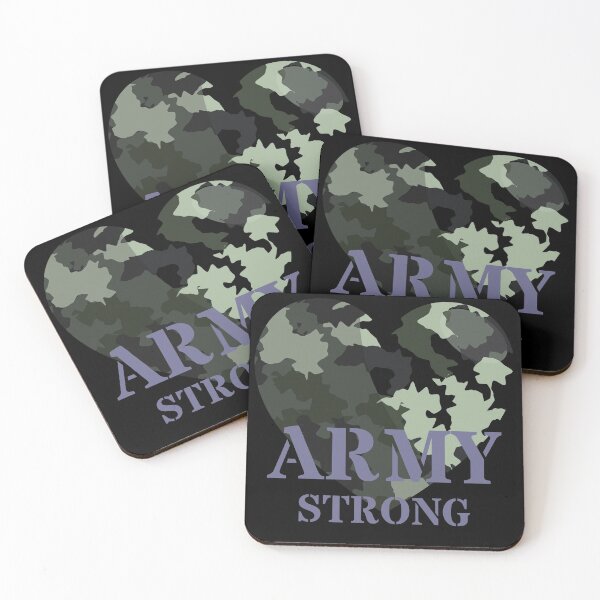 Item preview, Army STRONG - Camo Heart designed and sold by miTeless seDign.
