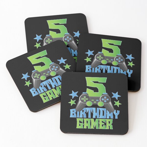 Artikelvorschau, 5. Geburtstag Gamer Boy 5 Jahre altes Videospiel Liebhaber Party Design entworfen und verkauft von Grabitees.