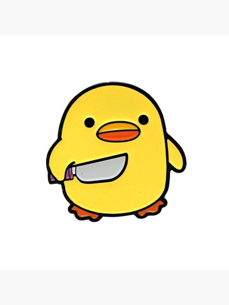 "Cute Little Chick holding Knife" Poster for Sale by PinkSparkle29