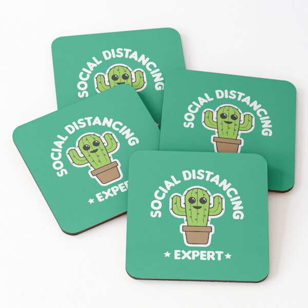 Item preview, Social Distancing Expert Cactus designed and sold by GeeksUnique.