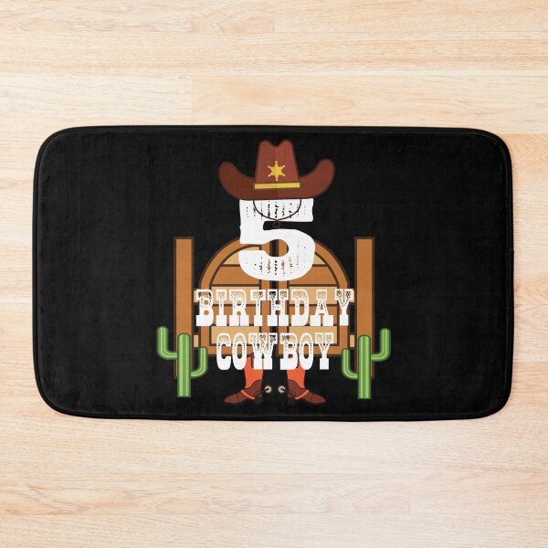 Item preview, 5th Birthday Cowboy Kid 5 Years Old Rodeo Lover Party product designed and sold by Grabitees.