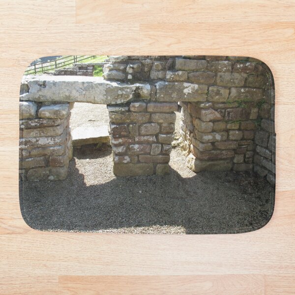 M.I. #115 |☼| Rocks And Bricks - Shot 14 (Hadrian's Wall) Bath Mat
