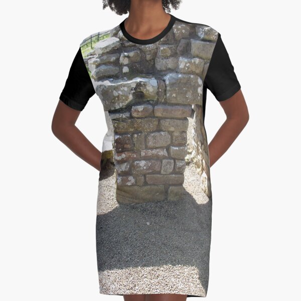 M.I. #115 |☼| Rocks And Bricks - Shot 14 (Hadrian's Wall) Graphic T-Shirt Dress