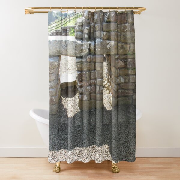 M.I. #115 |☼| Rocks And Bricks - Shot 14 (Hadrian's Wall) Shower Curtain