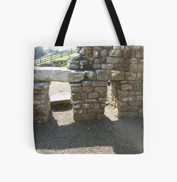 M.I. #115 |☼| Rocks And Bricks - Shot 14 (Hadrian's Wall) All Over Print Tote Bag
