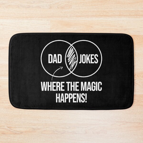 Item preview, Dad Jokes Where The Magic Happens Funny Dad Jokes Gift designed and sold by honeyandcotton.