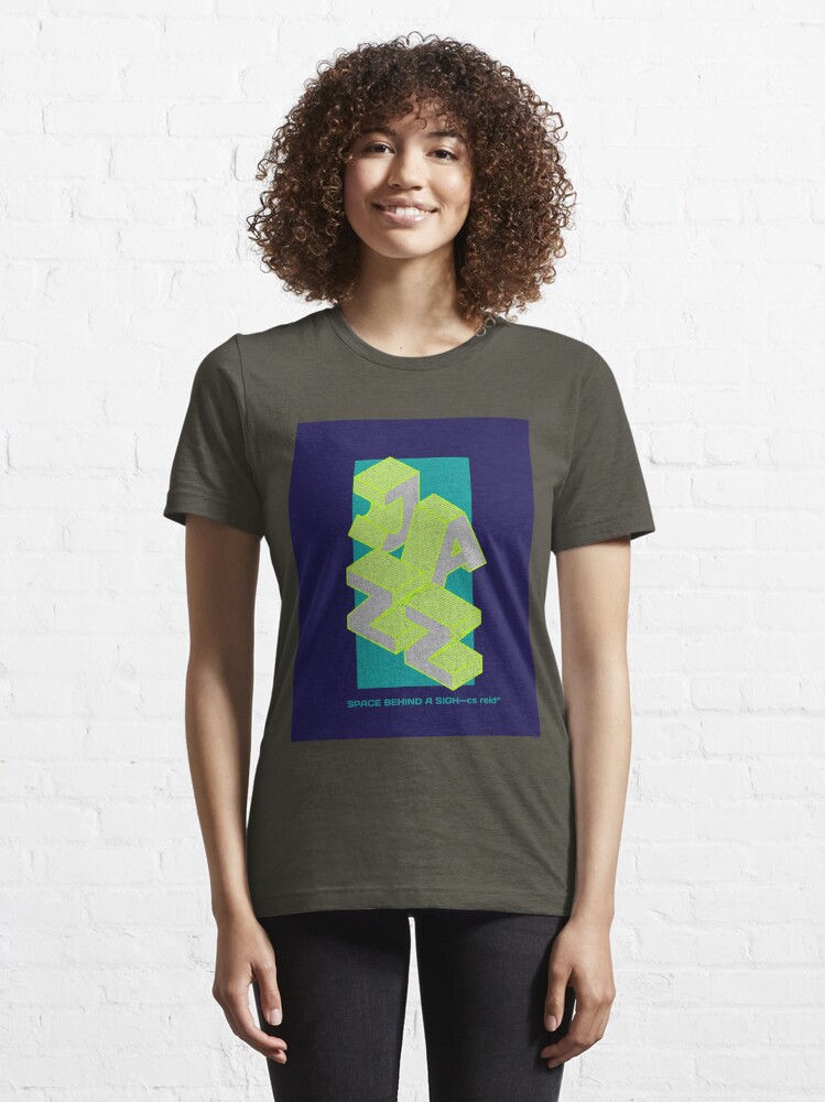 Alternate view of JAZZ IN NEON Essential T-Shirt