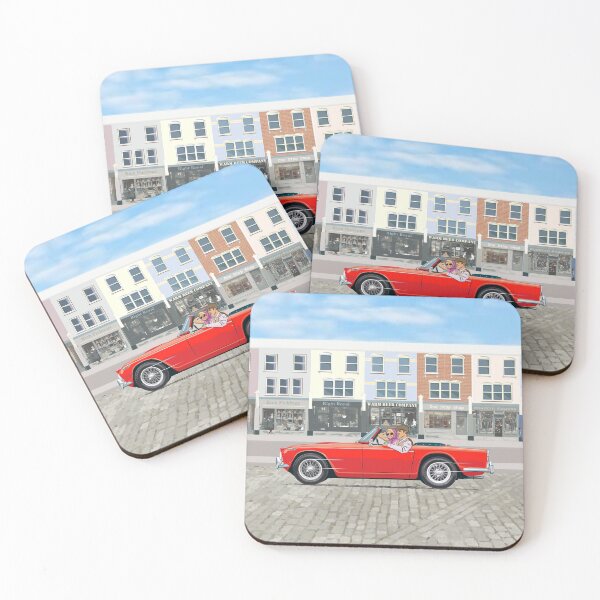 Item preview, Signal Red TR4a with wire wheels  designed and sold by Bigs66.