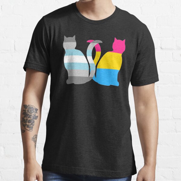 Pansexual Demiboy Pride Cats T Shirt By Shaneisadragon Redbubble 8533