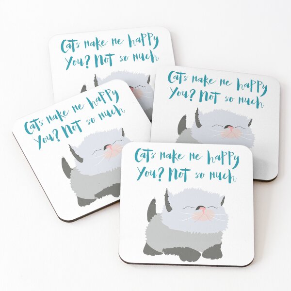 Item preview, Cats make me happy, you not so much designed and sold by orangerinka.
