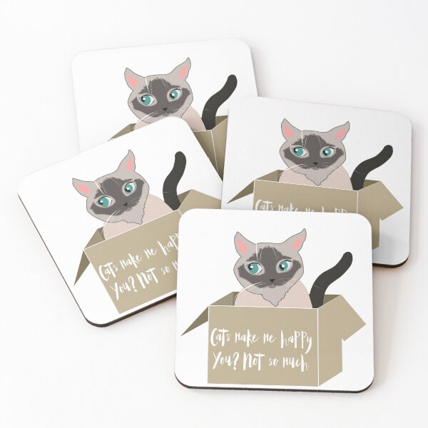 Item preview, Cats make me happy, you not so much. Cat in the box designed and sold by orangerinka.