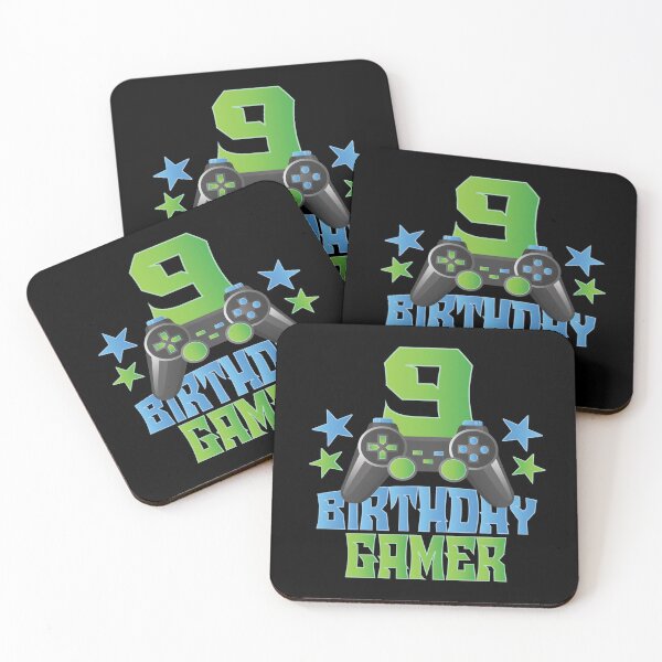 Item preview, 9th Birthday Gamer Boy 9 Years Old Video Game Lover Party design designed and sold by Grabitees.