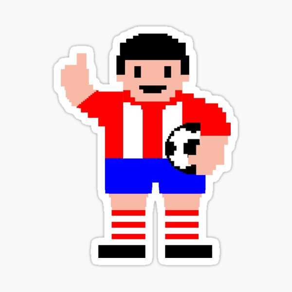 National Paraguay Soccer Player (light tone) Sticker