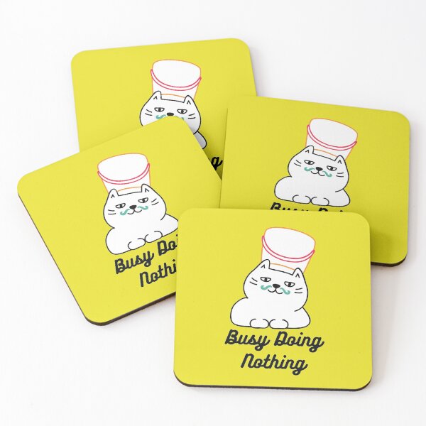 Item preview, Busy Doing Nothing Sticker designed and sold by AmberSiraj.