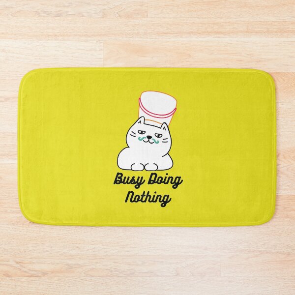 Item preview, Busy Doing Nothing Sticker designed and sold by AmberSiraj.