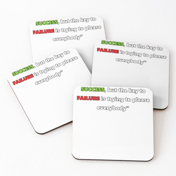 Item preview, Copy of Success Key to Failure (white version) designed and sold by AdsInspiration.