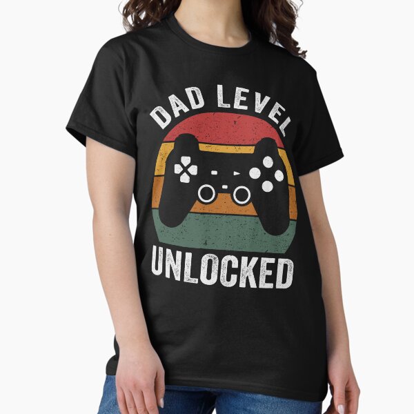 Item preview, Dad Level Unlocked Funny New Dad Jokes Gift designed and sold by honeyandcotton.