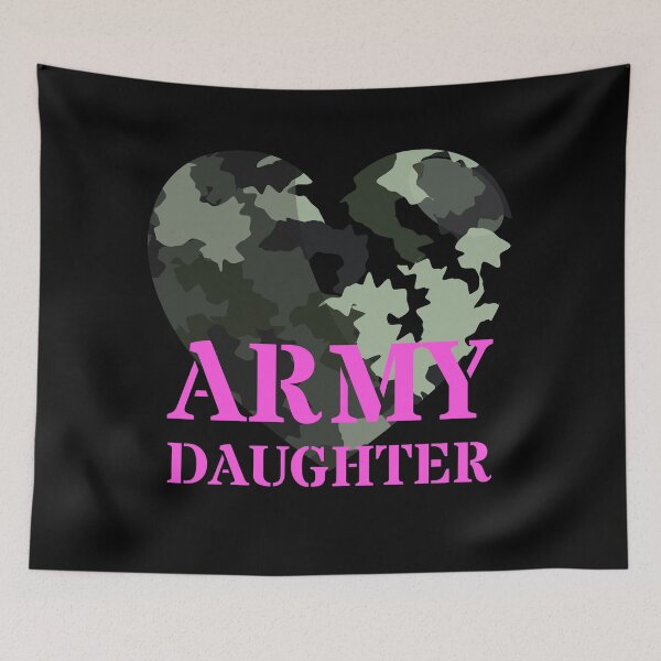 Item preview, Army DAUGHTER - Camo Heart designed and sold by miTeless seDign.