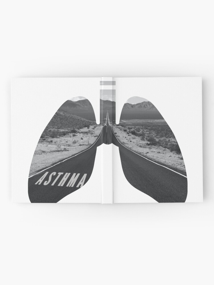 Alternate view of Asthma Long Road Hardcover Journal
