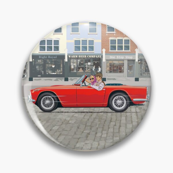Item preview, Signal Red TR4a with wire wheels  designed and sold by Bigs66.