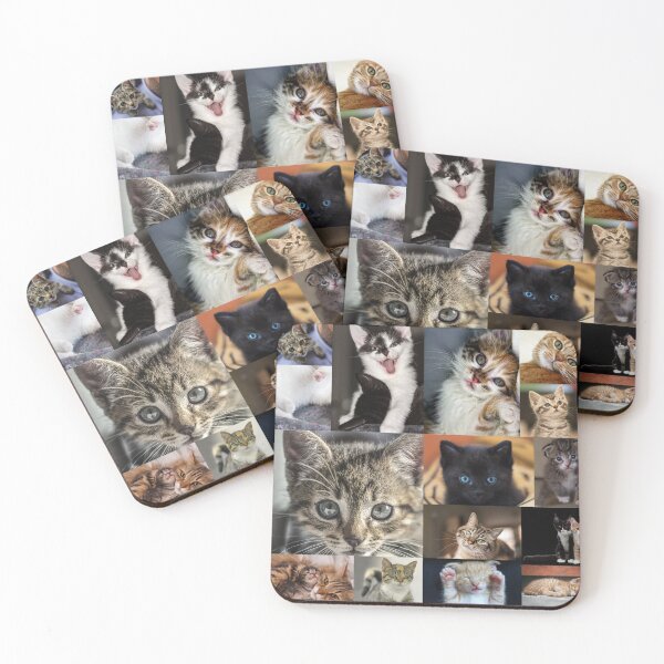 Item preview, Cute Cats and Kittens Collage designed and sold by Whiskers and Grace.