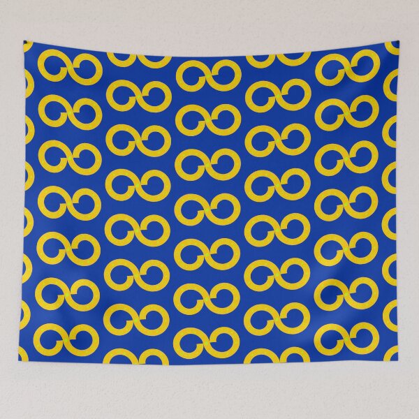 Item preview, the infinity of space dark blue background designed and sold by miaterinka.