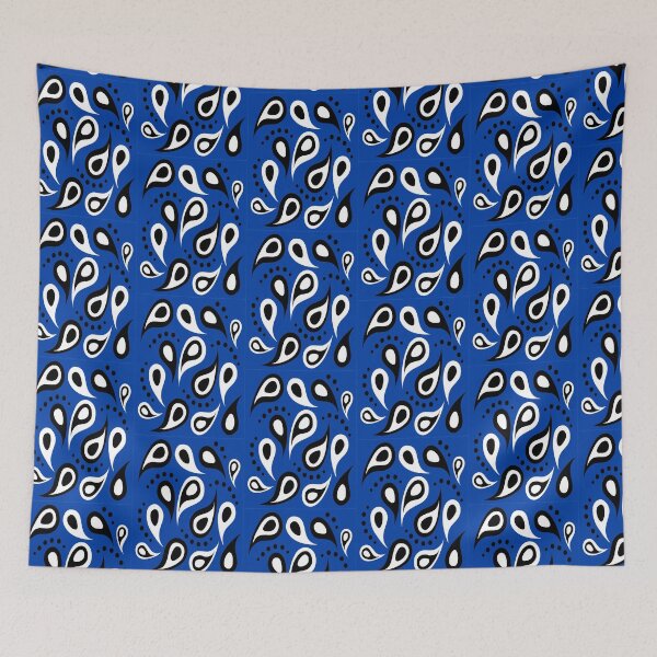Item preview, Royal Blue Bandana Print designed and sold by 89129graphics.