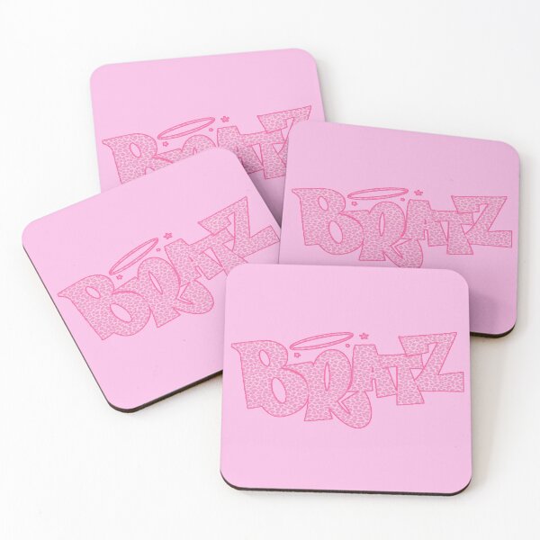 Item preview, pink cheetah print brat logo designed and sold by stickersbyro ☆.