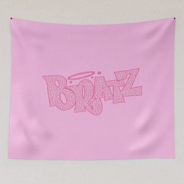 Item preview, pink cheetah print brat logo designed and sold by stickersbyro ☆.