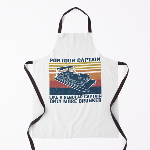 Item preview, Pontoon Captain Like a Regular Captain Only More Drunker Funny Boating Boat Lover Sailing  designed and sold by honeyandcotton.