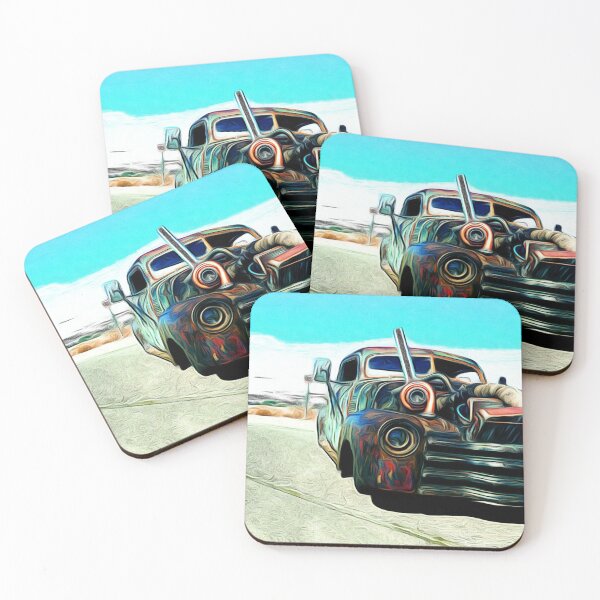 Item preview, old chevy truck designed and sold by rustycatart.