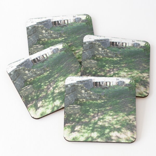 M.I. #116 |☼| Speckle Shadows (Hadrian's Wall) Coasters (Set of 4)
