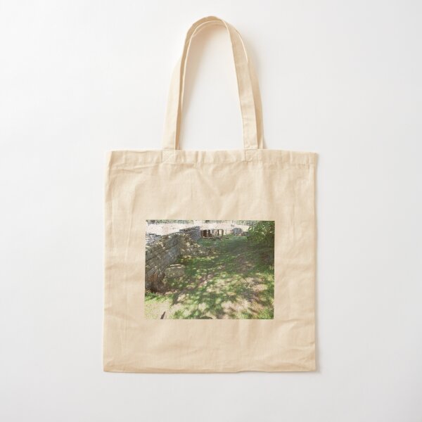 M.I. #116 |☼| Speckle Shadows (Hadrian's Wall) Cotton Tote Bag
