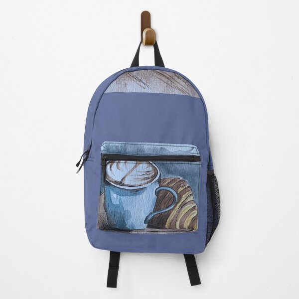 Item preview, Cappuccino and croissant sketch designed and sold by Arteaventura.