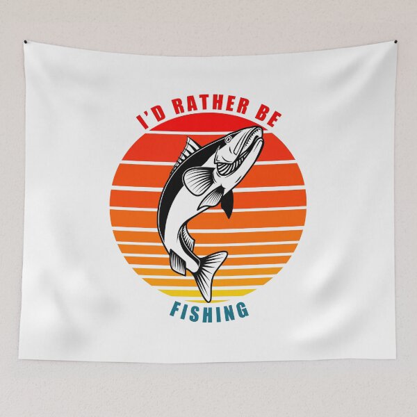 Item preview, I'd Rather Be Fishing designed and sold by kayodeDesign.