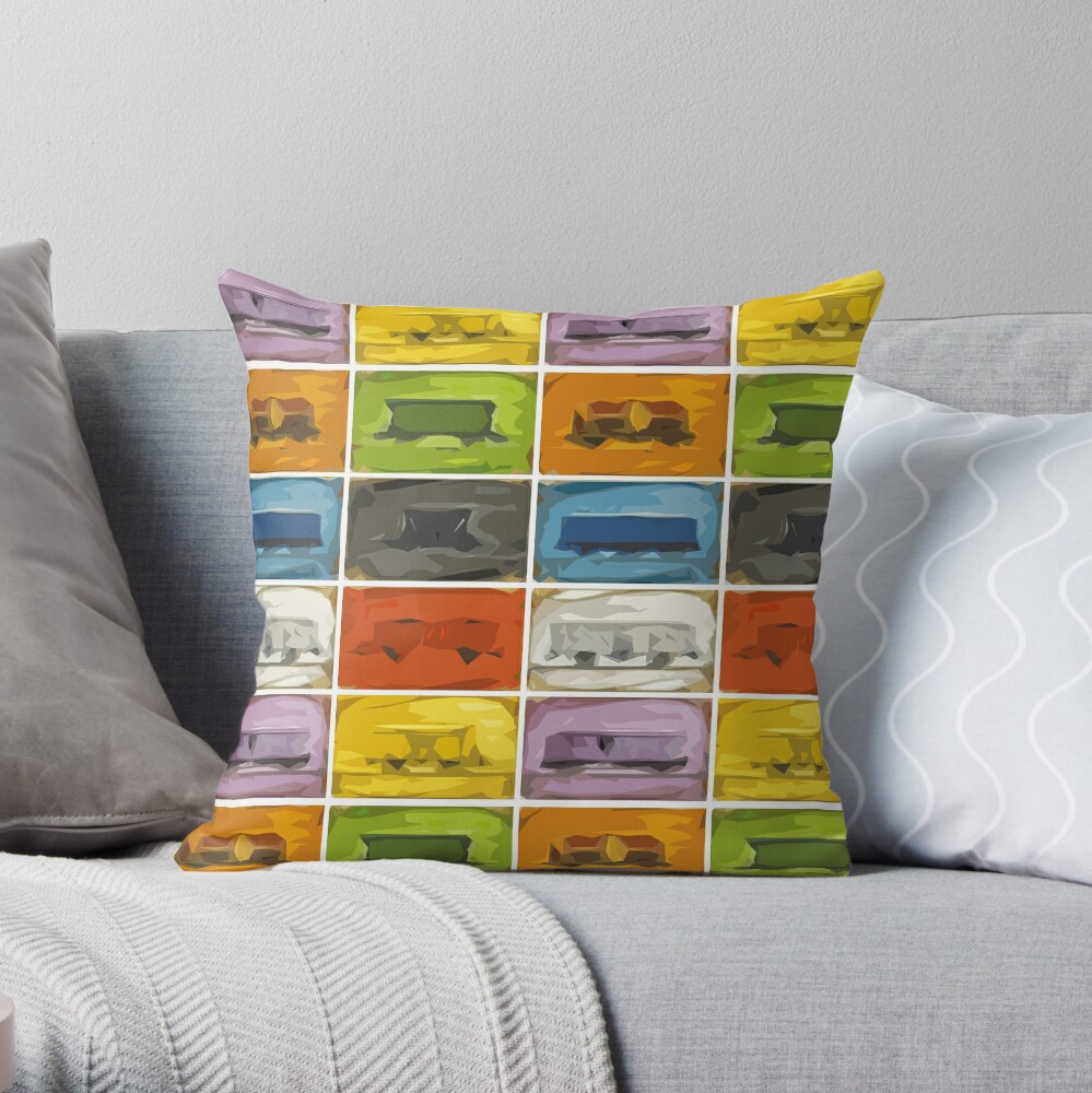 Discount Ticket to Ride: The Trains Throw Pillow by MyBigBear TP-PJ6R7A1T