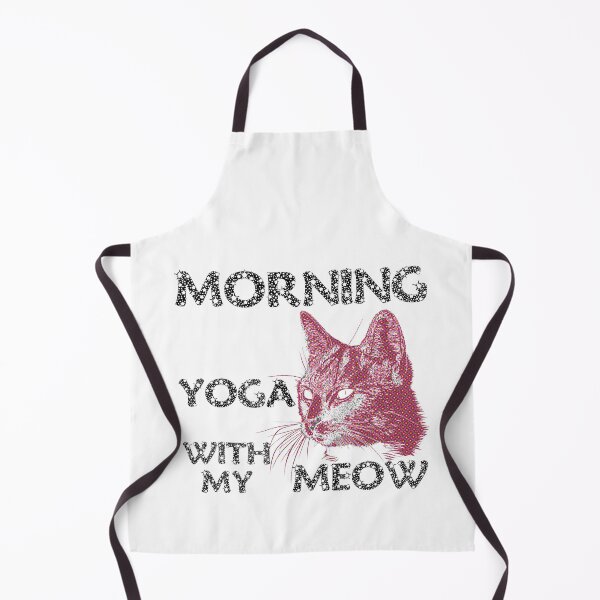 Item preview, Morning Yoga With My Meow designed and sold by TeesFashion.