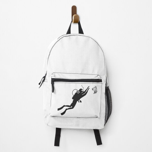 Item preview, Diving man talking with fish designed and sold by shaakir.