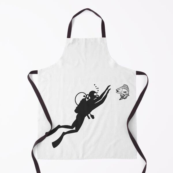 Item preview, Diving man talking with fish designed and sold by shaakir.