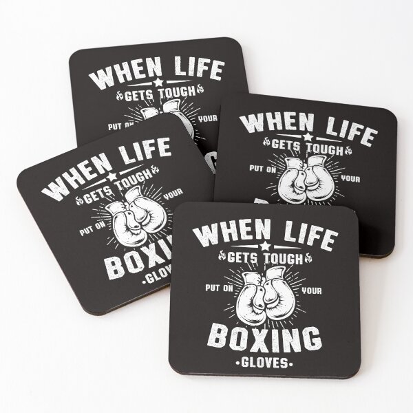 Artikelvorschau, Boxhandschuhe, wenn das Leben hart wird Ziehen Sie Ihre Boxhandschuhe an, Boxer Geschenk Boxing Club Vintage entworfen und verkauft von Majesticoo.