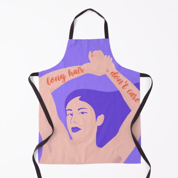 Item preview, Long hair Don't Care - Body positive - Body hair - Female Empowerment designed and sold by Sara Vissante.
