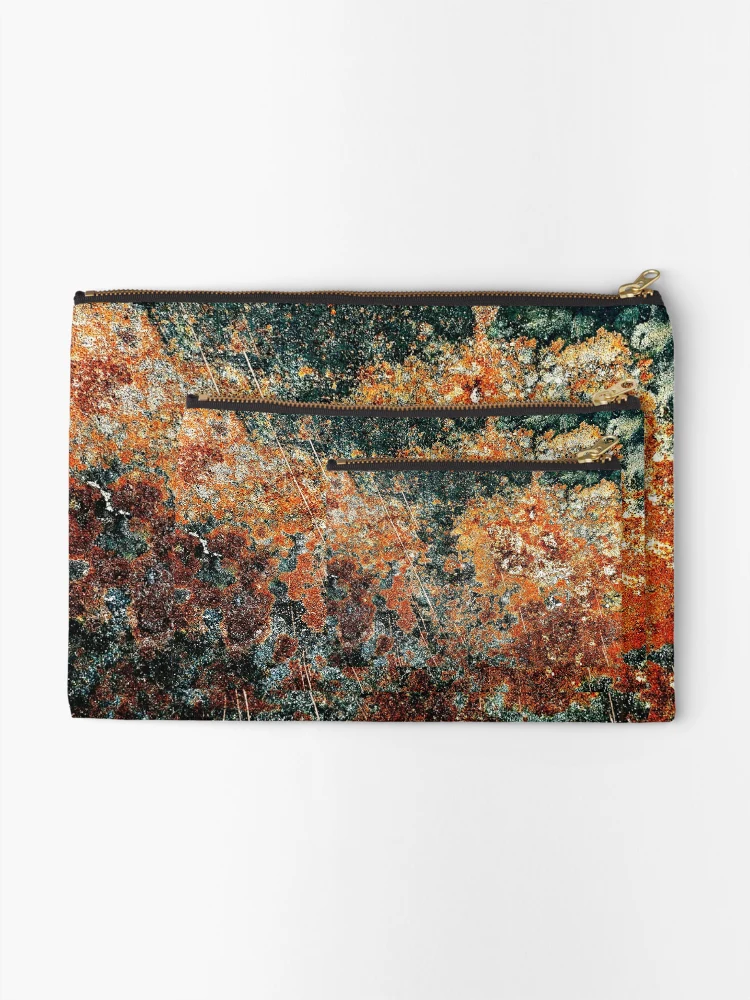 Thumbnail 2 of 4, Zipper Pouch, Abstract rustic pattern designed and sold by kayodeDesign.