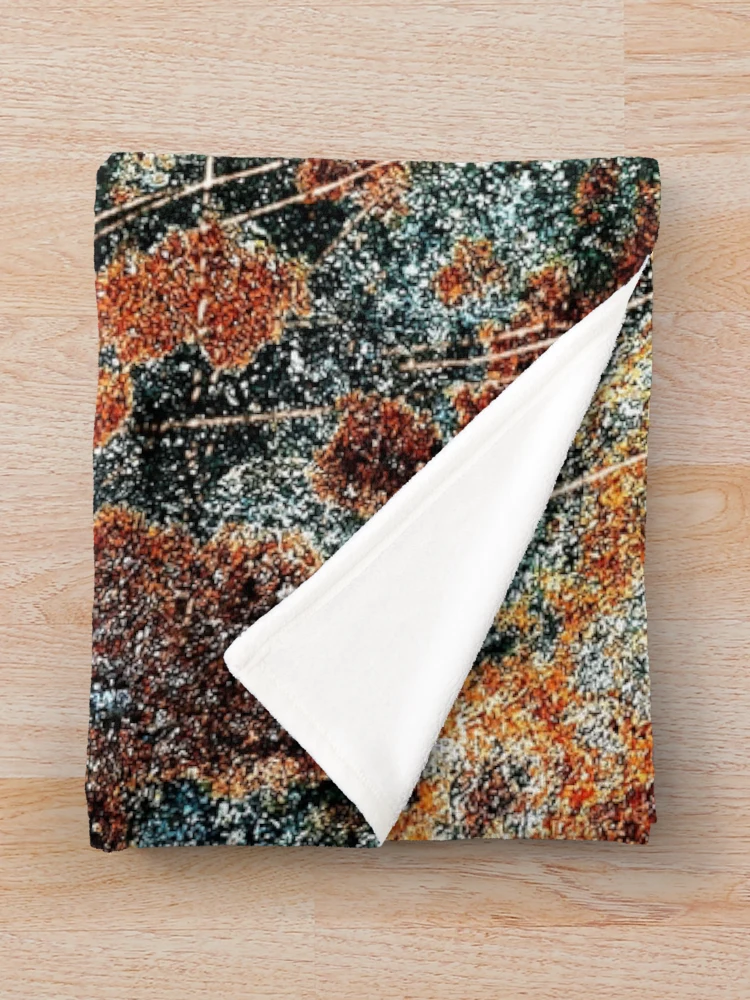Thumbnail 3 of 6, Throw Blanket, Abstract rustic pattern designed and sold by kayodeDesign.