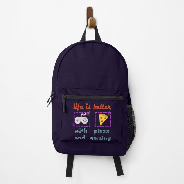 Item preview,  life is better with pizza and gaming designed and sold by jaml-12.