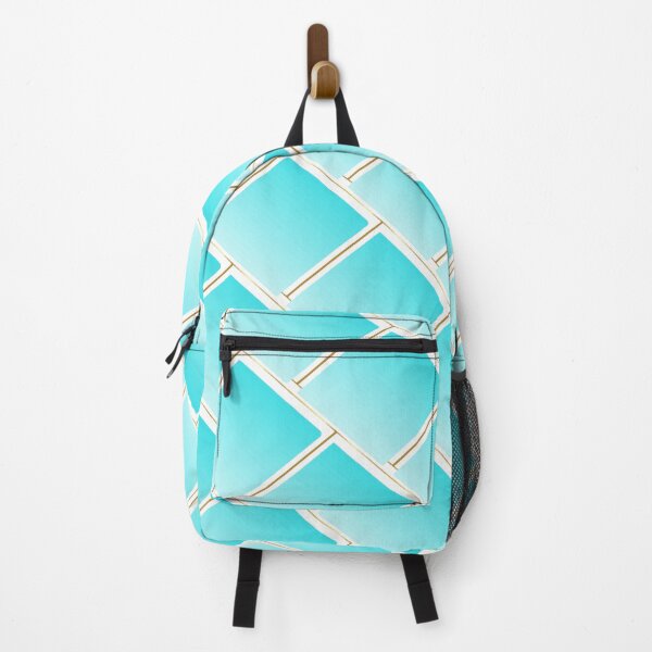 Item preview, Blue square geometrical pattern designed and sold by Kritika 99.